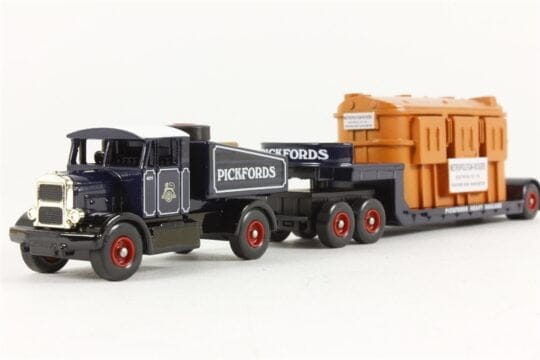 Corgi / Lledo Trackside DG110000 Scammell Ballast with Low Loader & Load - Pickfords - Pre Loved