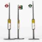 Gilbow 1/76 00 Street Sceen Bus Stops