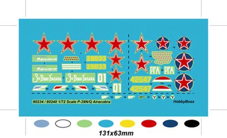 Hobbyboss 80234 1/72 P-39N Aircobra - Image 2