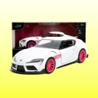 Jada 34664 1/32 2020 Toyota Supra White Metallic with Pink Wheels – Pink Slips Series