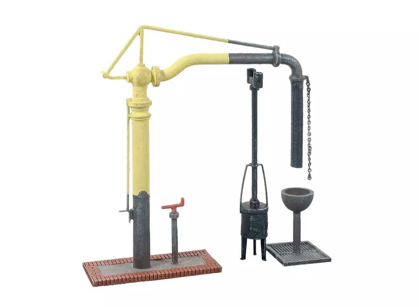 Ratio Lineside Kits OO/HO 413 Water Crane and Fire Devil