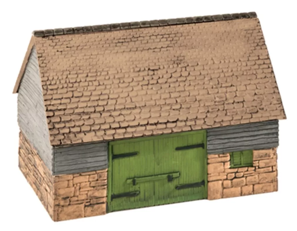 Wills Kits SS30 OO/HO Scenic Series Stone & Timber Barn