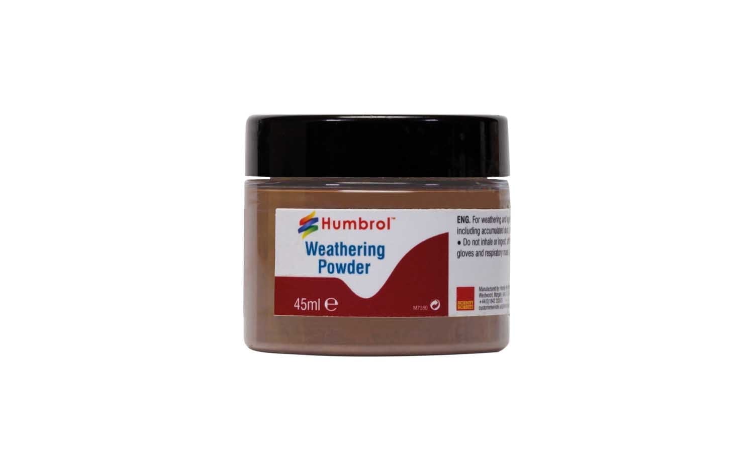 Humbrol AV0019 Weathering Powder Dark Rust - 45ml