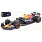 Burago  1/43 38062P Red Bull Racing RB18 2022 #11 Case with Perez Helmet