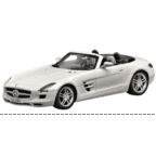 Burago  1/43 30241W Mercedes SLs AMG Roadster - White