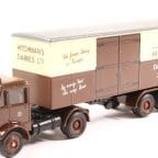 EFE 19503 AEC Artic Box Van Hitchmans Dairies