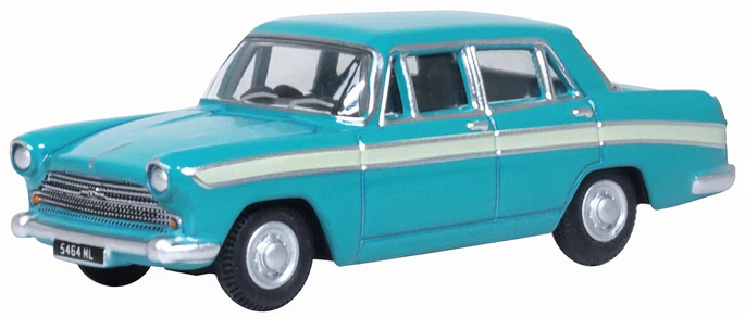Oxford Diecast 76ACF006 Fern Green/Snowberry White Austin Cambridge