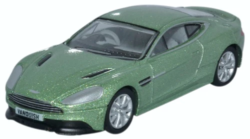 Oxford Diecast 76AMV001 Aston Martin Vanquish Coupe Appletree Green