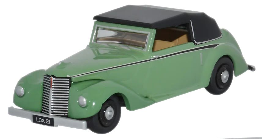 Oxford Diecast 1/76 76ASH002 Armstrong Siddeley Hurricane Closed Green