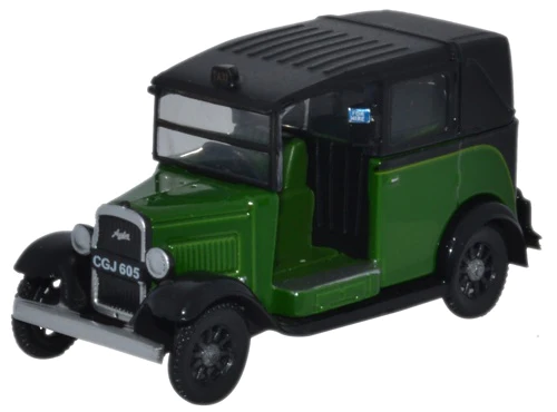 Oxford Diecast 76AT005 Austin Low Loader Taxi Westminster Green - 1:76 Scale