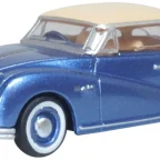 Oxford Diecast 76ATL006 Model of the Blue/Ivory Austin Atlantic Coupe