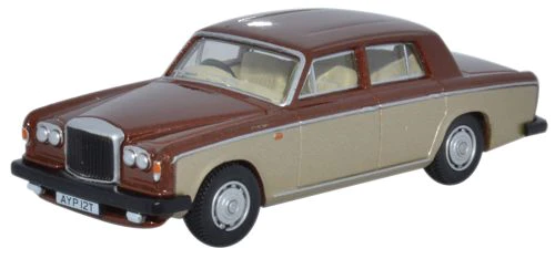 Oxford Diecast 1/76 76BT2002 Bentley T2 Saloon Nutmeg / Silver Sand