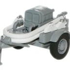 Oxford Diecast 76CCP001  Grey NFS Coventry Climax Pump Trailer - 1/76 Scale