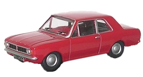 Oxford Diecast 76COR2003 Ford Cortina MKII Red