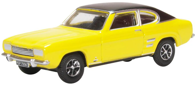 Oxford Diecast 76CP001 Ford Capri Mk1 Maize Yellow