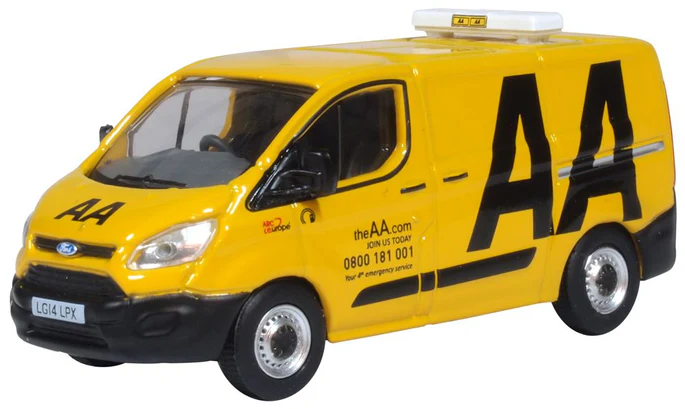 Oxford Diecast 76CUS001 Ford Transit Custom AA