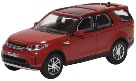 Oxford Diecast 76DIS5003 1/76 Land Rover Discovery 5 Firenza Red