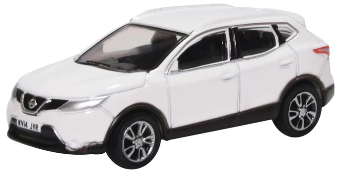 Oxford Diecast 76NQ2001 Nissan Qashqai J11 Storm White 1/76