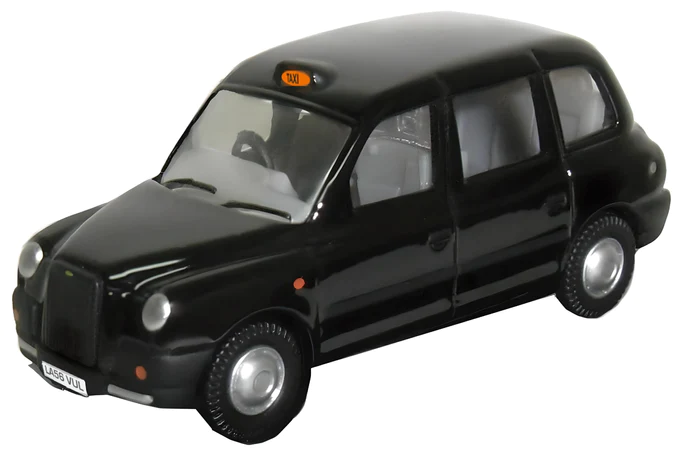Oxford Diecast 76TX4001 TX4 Taxi Black Cab