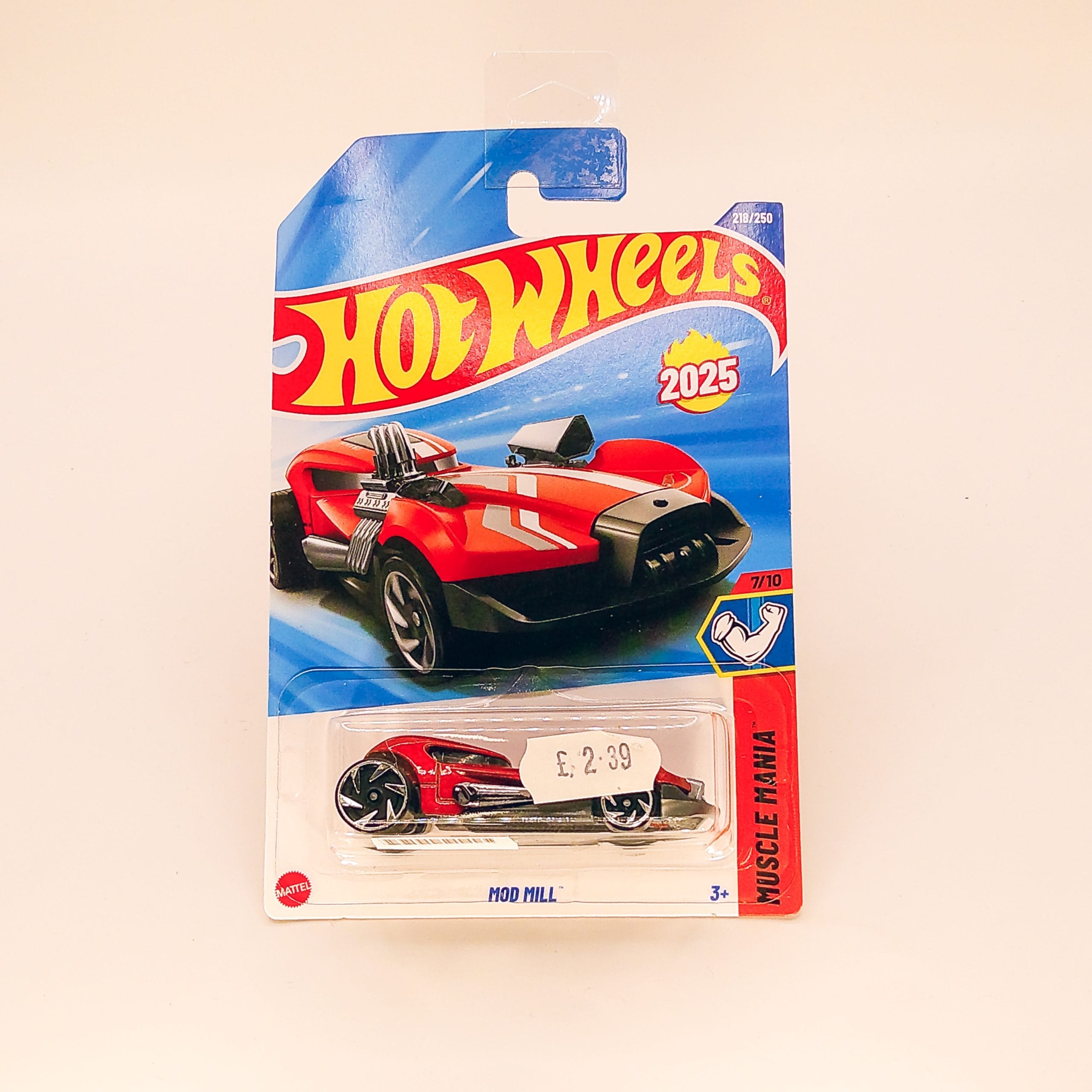 Hot Wheels 1/64 HY47 Mod Mill  Muscle Mania Metal Flake Orange