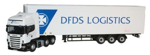 Oxford Diecast 76SCA07FR DFDS R Topliner Fridge Trailer