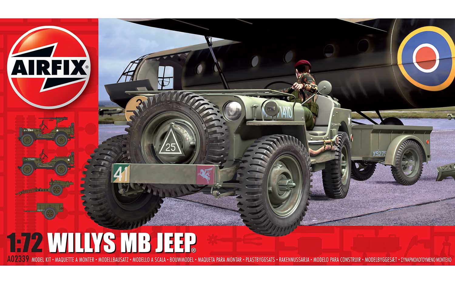 Airfix A55117A Gift Set - Willys MB Jeep
