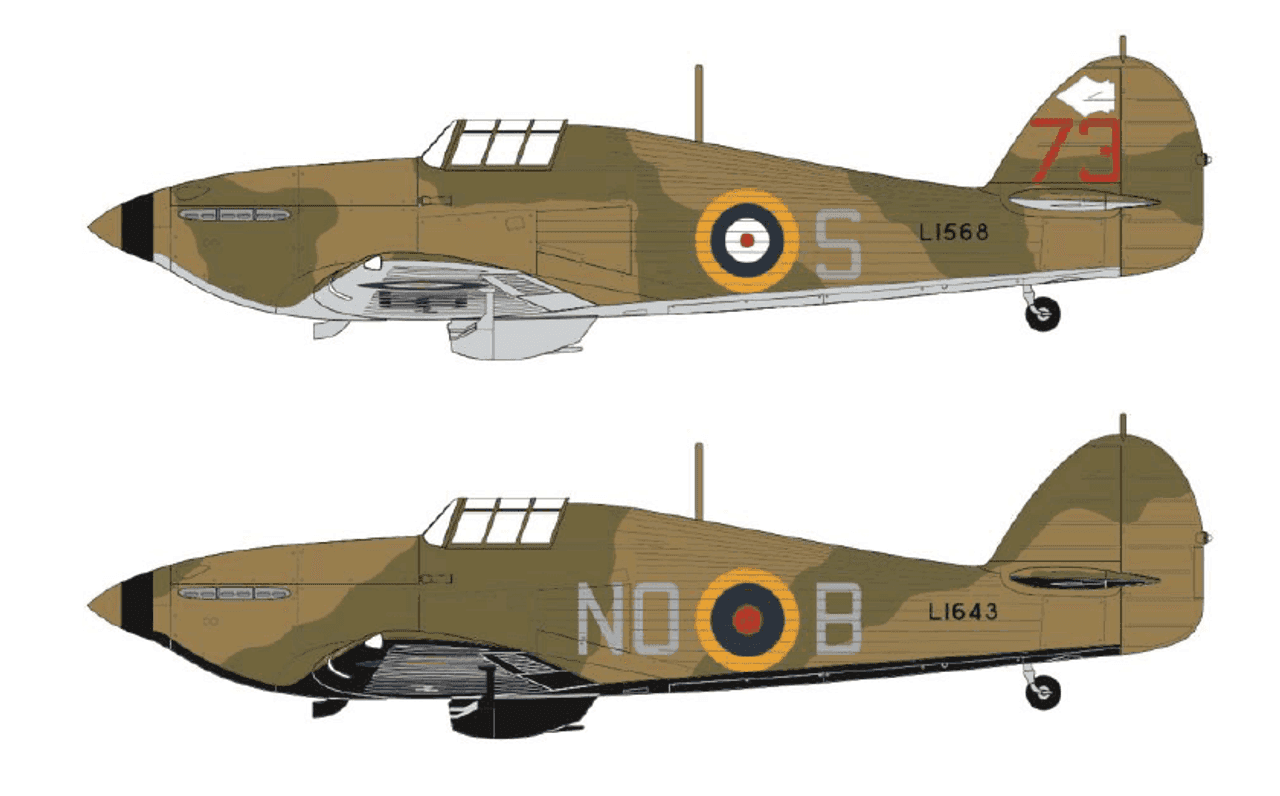 Airfix 1/72 A02067A Hawker Hurricane MK1