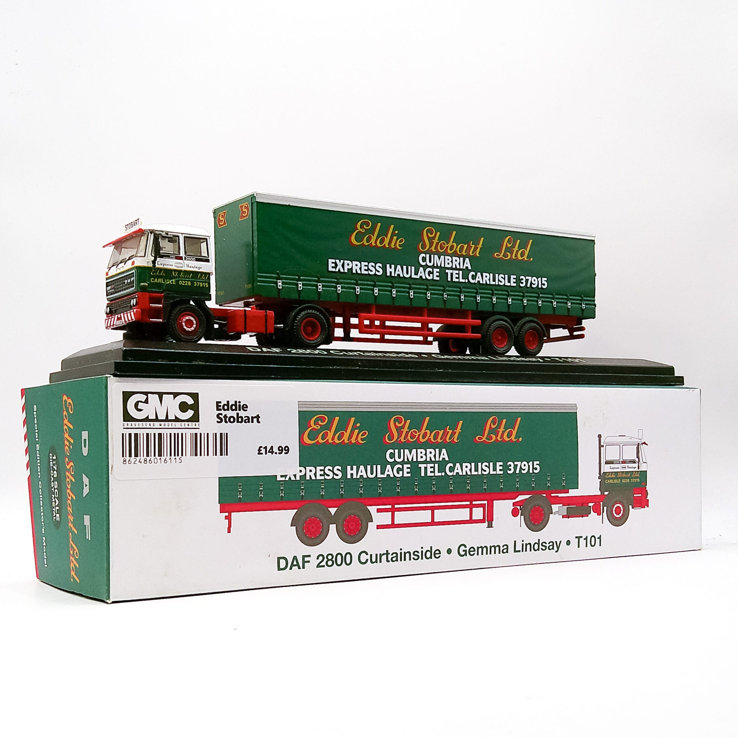 ATLAS 1/76 T101 DAF 2800 GEMMA LINDSY