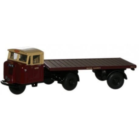 Oxford Diecast 1/76 76MH016 British Rail Mechanical Horse Flatbed Trailer