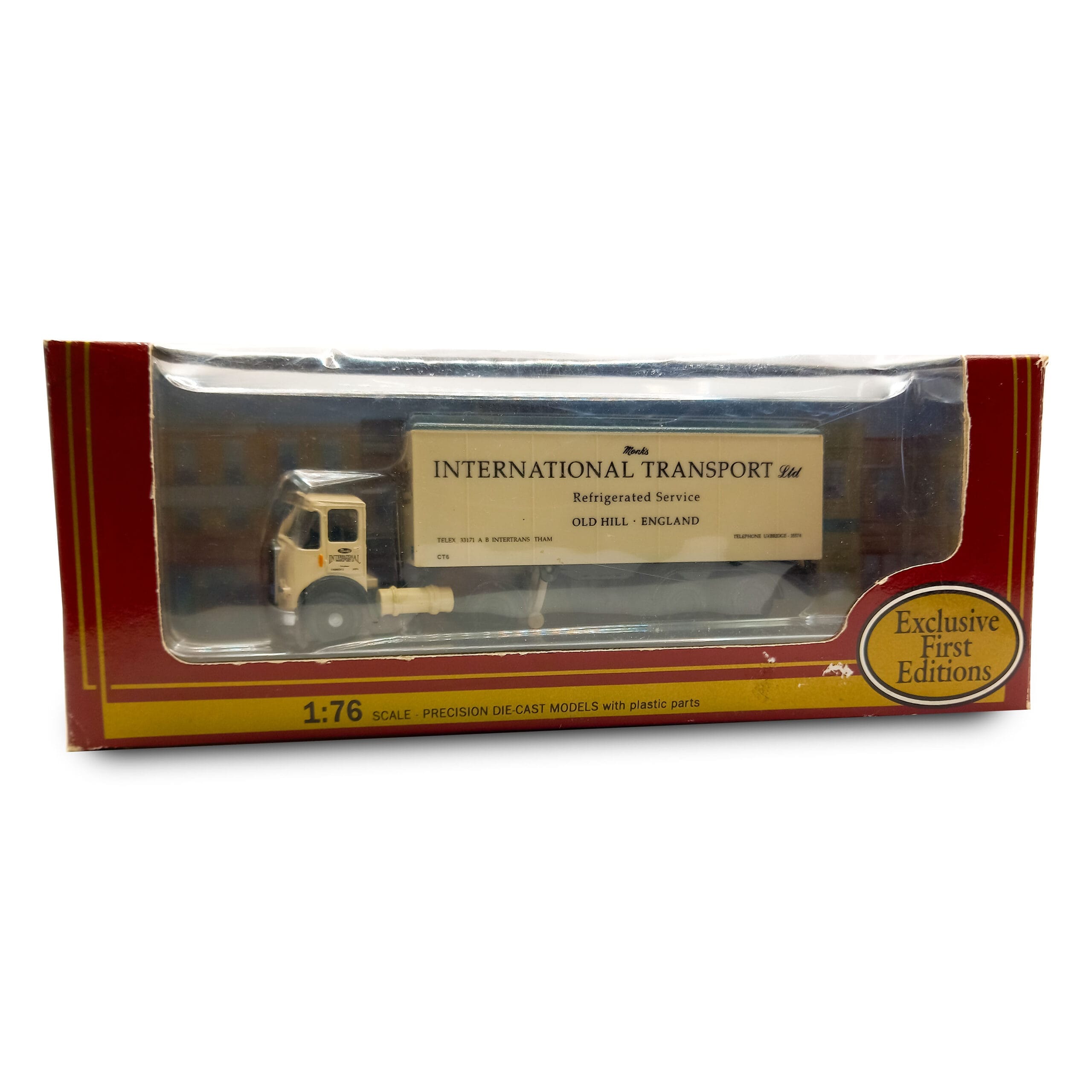 GILBOW EFE 19403 1/76 Atkinson Box Van MONKS Transport