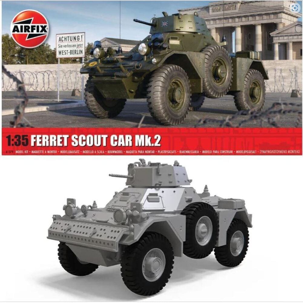 Airfix A1379 WW2 Ferret Scout Car