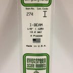 Evergreen 274 I Beam 3.2mm