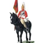 Britains 41076 Life Guard Standard Bearer Mounted Metal Figure
