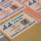 Albion Alloys SM3m Aluminium Sheet , 0.8 x 100mm x 250mm