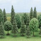 BUSCH 6489 HO 30 MIXED FOREST TREES