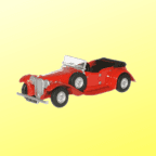 Oxford Diecast 76ALV002 Regency Red Alvis Speed Twenty
