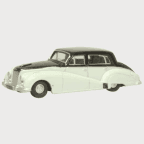 Oxford Diecast 76AS001 Black/ Grey Armstrong Sid - 1:76 Scale