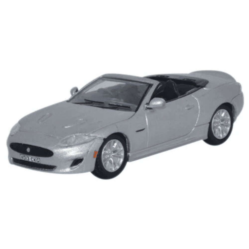 Oxford Diecast 76XK002 Jaguar XK Rhodium Silver 1:76 Scale