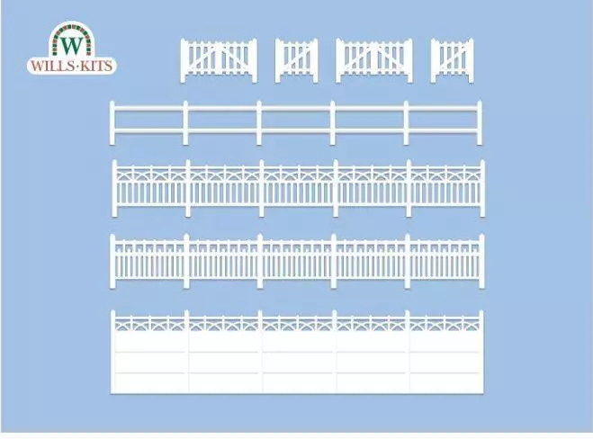 Wills SS43 Concrete Fencing
