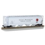 Bachmann 19111 Canadian 4-Bay Cylindrical Grain Hopper Great Northern