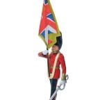 Britains 43051 Scots Guard Colour Bearer, Regimental Colour