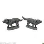 Reaper Miniatures Dire Wolves (2)
