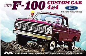 Moebius Models 1/25 1970 Ford F-100 Custom Cab 4x4 Pickup Kit
