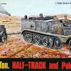 Esci 8054 1/72 German 3ton Half-Track and Pak 40 Preloved