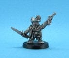 Ral Partha DW101 Cap'n Redbeard -Dwarven Pirate King