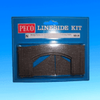 Peco NB 34 Bridge Sides for double track & 4 Retaining Walls