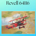 Revell 004116 1/72 Fokker DR1 Triplane Starter Kit
