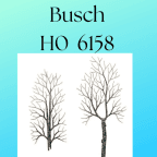 Busch 6158 4 winter deciduous trees