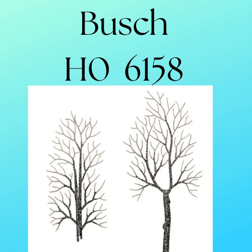 Busch 6158 4 winter deciduous trees