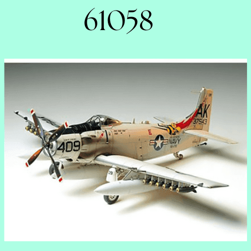 Tamiya 61058 Douglas A1H Skyraider United States Navy